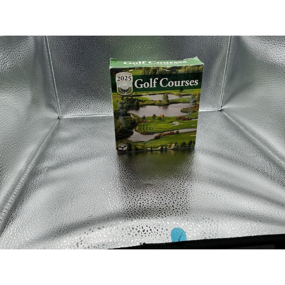 Turner Licensing Golf Courses 2025 Desk Calendar 5.5'' X 5.5'' 12-Month * Read *